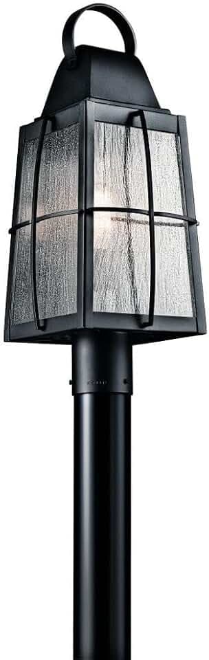 Kichler Tolerand Outdoor Post Light, Textured Black