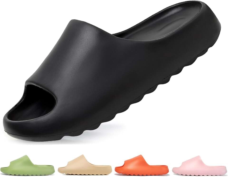 Cozy Slides Original Herren Damen, Rutschfeste Badelatschen Latschen, Weich Wolken Wolkenschuhe, Unisex Gummi Cloud Slippers Sommer Beach Slide Sandalen