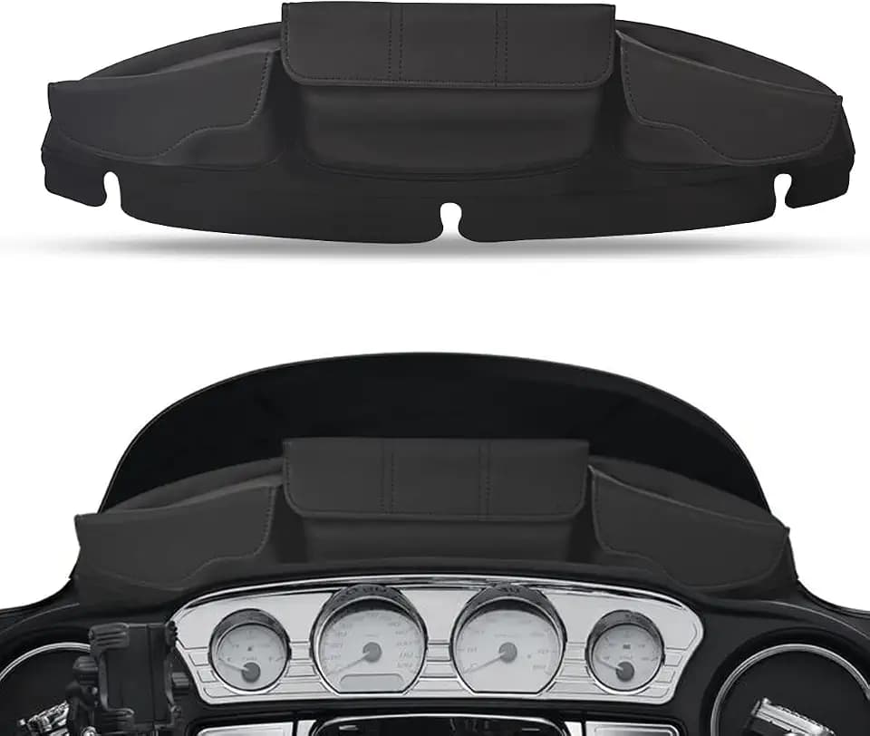 FOVPLUE Windshield Bag for Harley Street Glide Electra Glide Ultra Limited