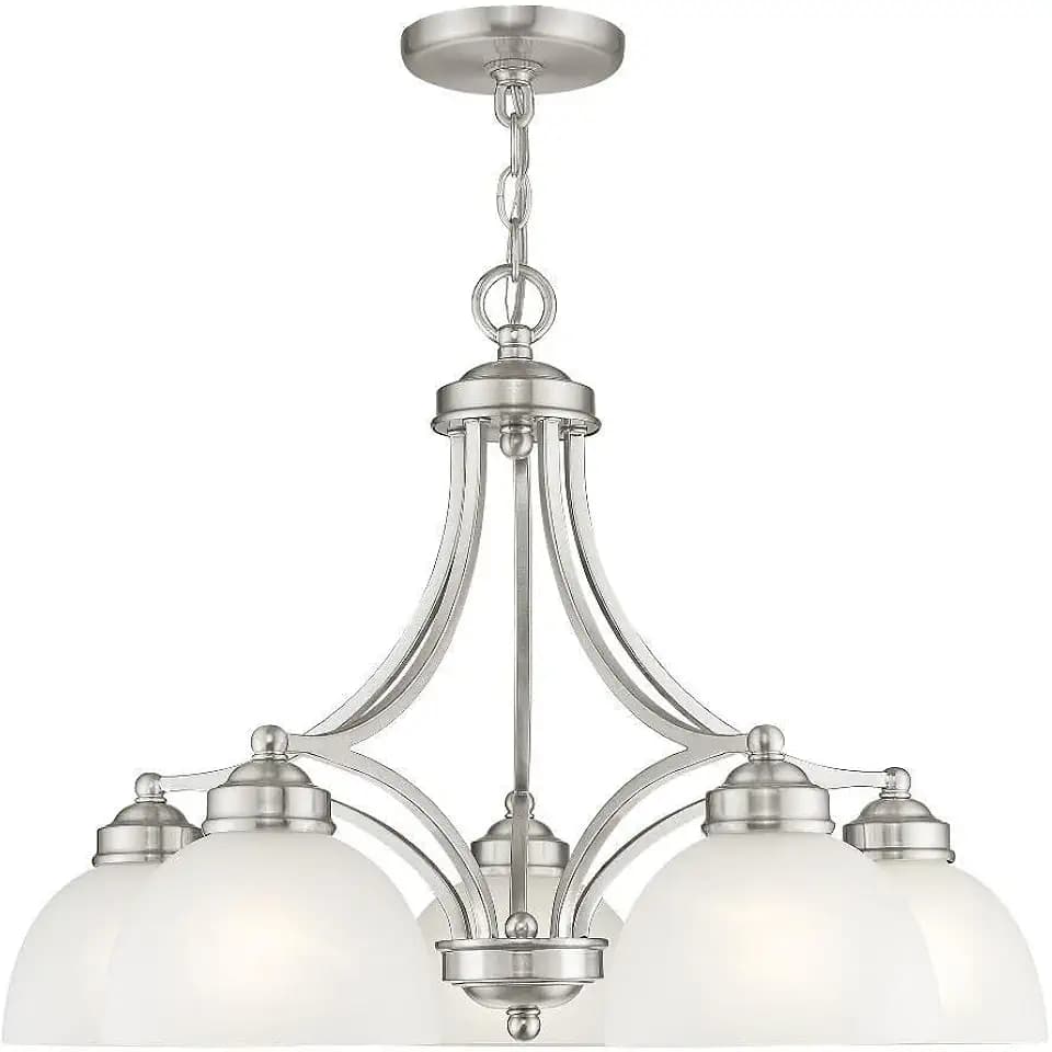 Livex Lighting 4225-91 Somerset Chandelier, Silver