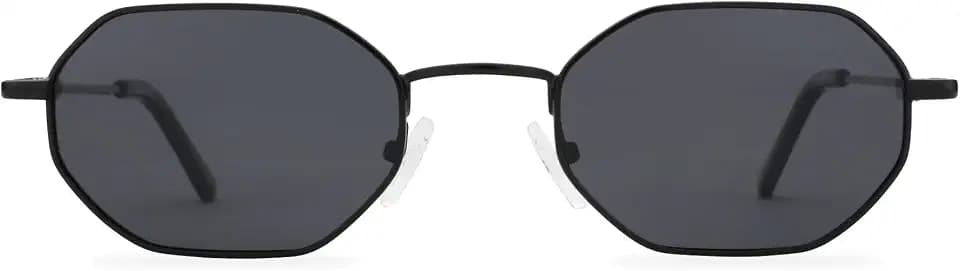 ZENOTTIC Octagonal Sunglasses Men Women: Polarized UV400 Retro Metal Frame
