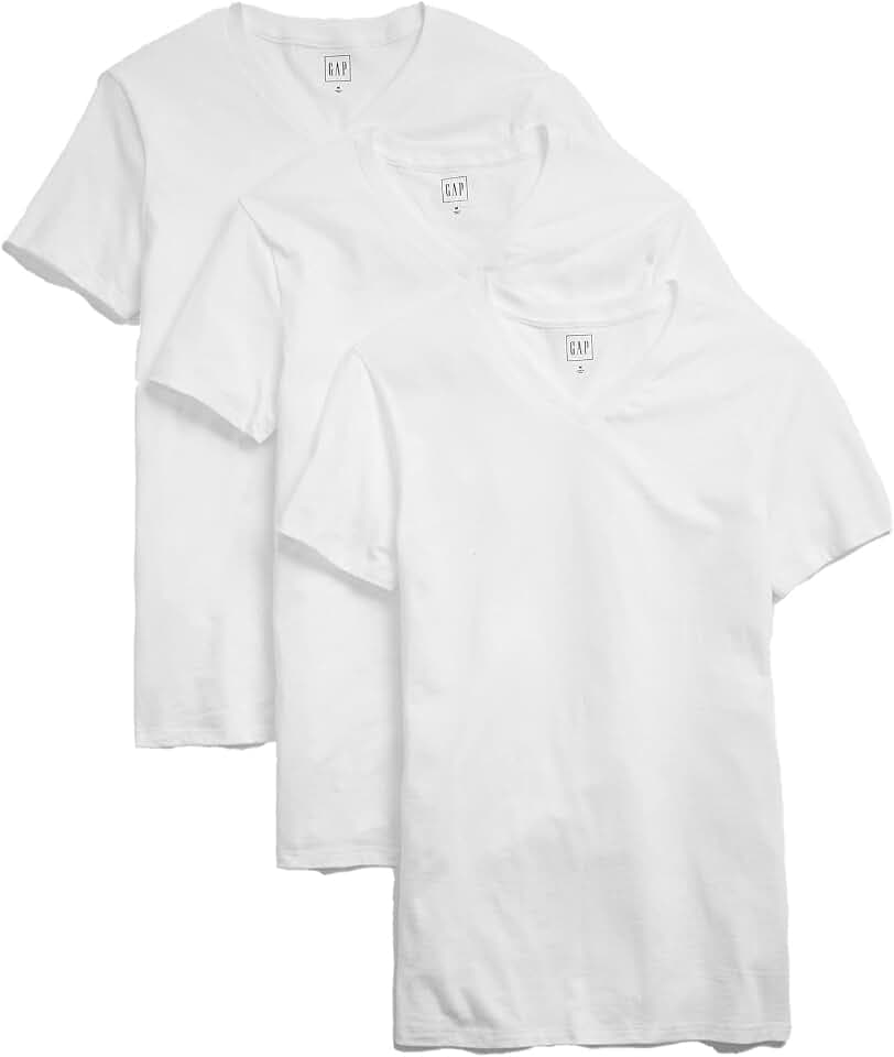 Gap Mens 3-Pack V-Neck Tee T-Shirt
