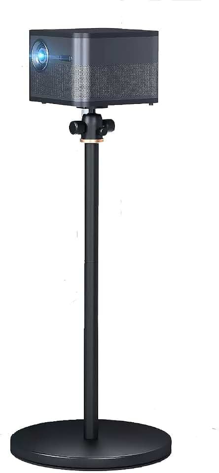 Projector Stand, Universal Projector Mount, 360° Rotatable, Height Adjustable, Projector Ceiling Mount Compatible with Video Projector Vlog DVR Camera for Home Office