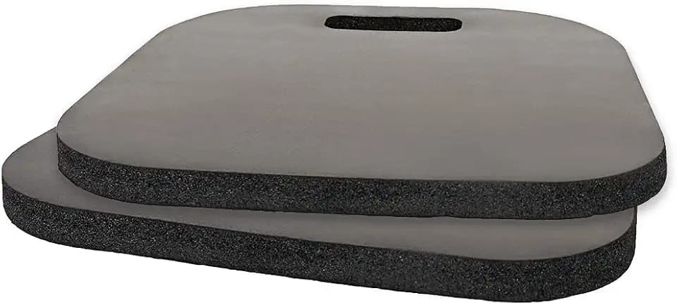 Sitzkissen aus Memory-Schaum, Sportveranstaltungen, Sitzpolster mit Tragegriff für Boot, Stadien, Bleicher, Stühle, Sitz, 2 Stück