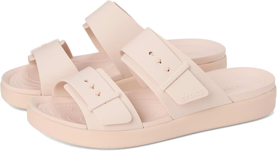 Crocs Unisex Brooklyn Buckle Low Keilsandale