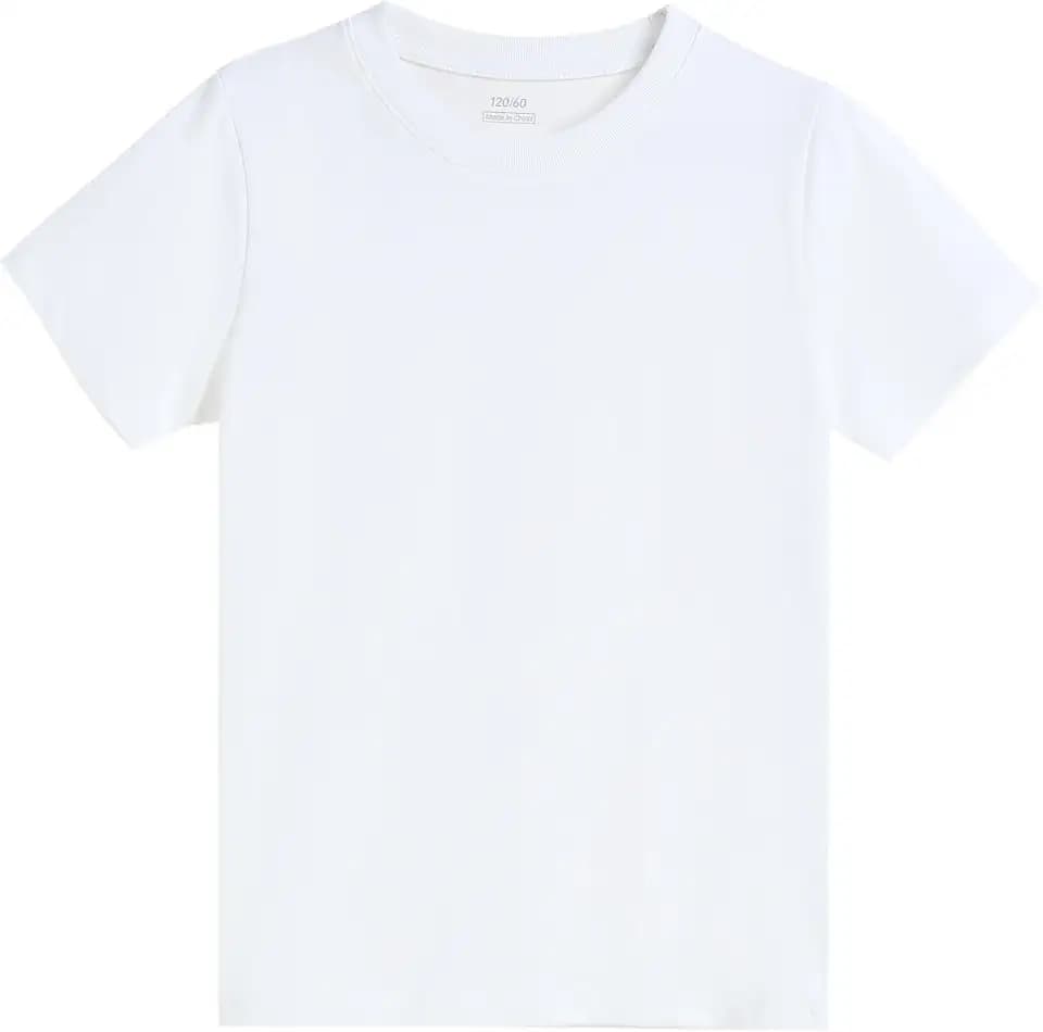 100% Cotton Short Sleeve T-Shirt for Kids Round Neck Tee for Boys and Girls