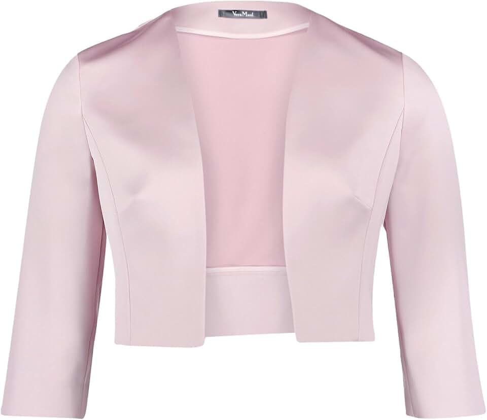 Vera Mont Damen Bolero-Jacke mit Kellerfalten
