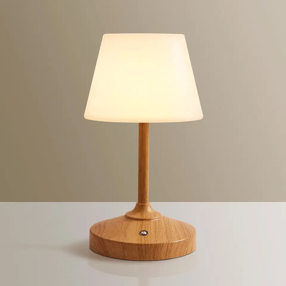 Dawnwake Table Lamp Cordless Lamp,Outdoor Waterproof Shower Lamp,5000mAh Rechargeble Battery Operated Lamps Dimmable Touch Desk Lamps,LED Night Light for Bathroom Patio Camping Restaurant Home