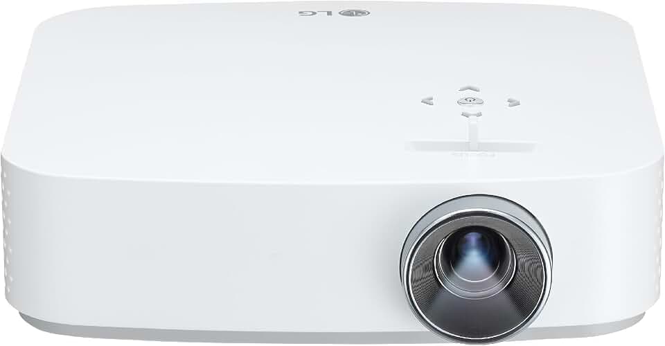 LG Beamer PF50KS bis 254 cm (100 Zoll) Cinebeam Full HD LED Projektor (600 Lumen, USB Type-C, WebOS), Weiß