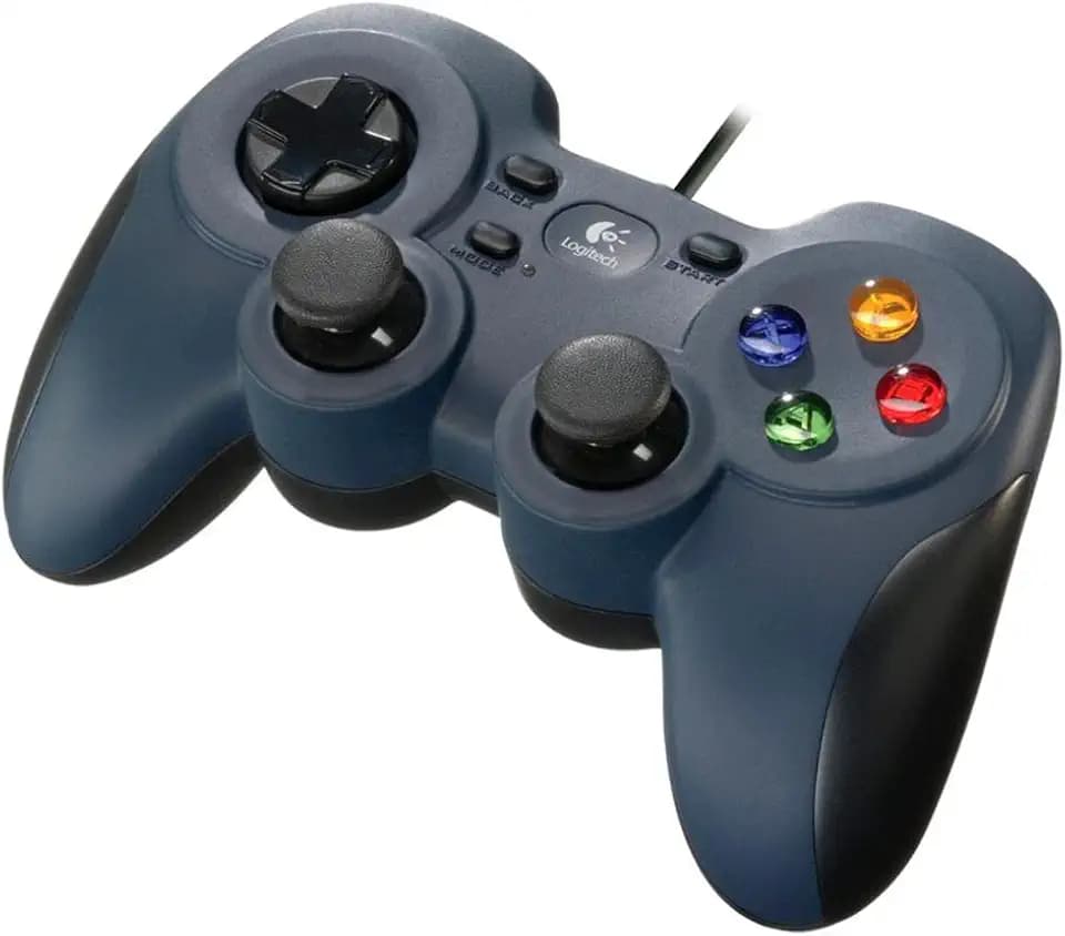 Logitech G F310 Wired Gamepad Controller Console - Blue/Black
