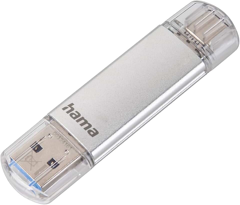 Hama 128GB USB-Speicherstick mit USB 3.2 Gen 1-Type-C