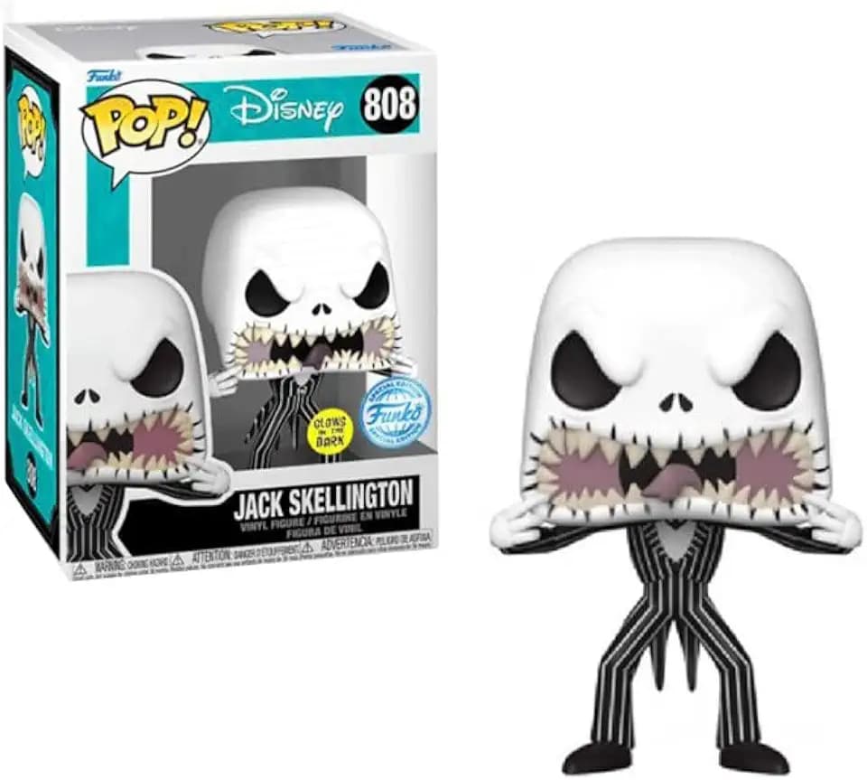 Funko Pop Jack Skellington Glows Special Edition Nr. 808