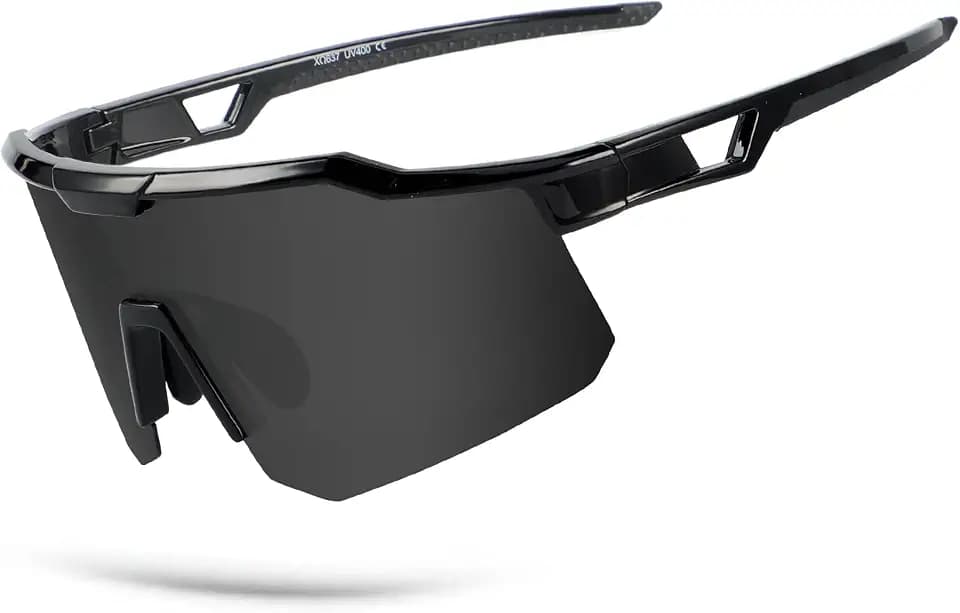 OULAIQI Sports Sunglasses for Men Women Baseball Cycling,UV400 Protection