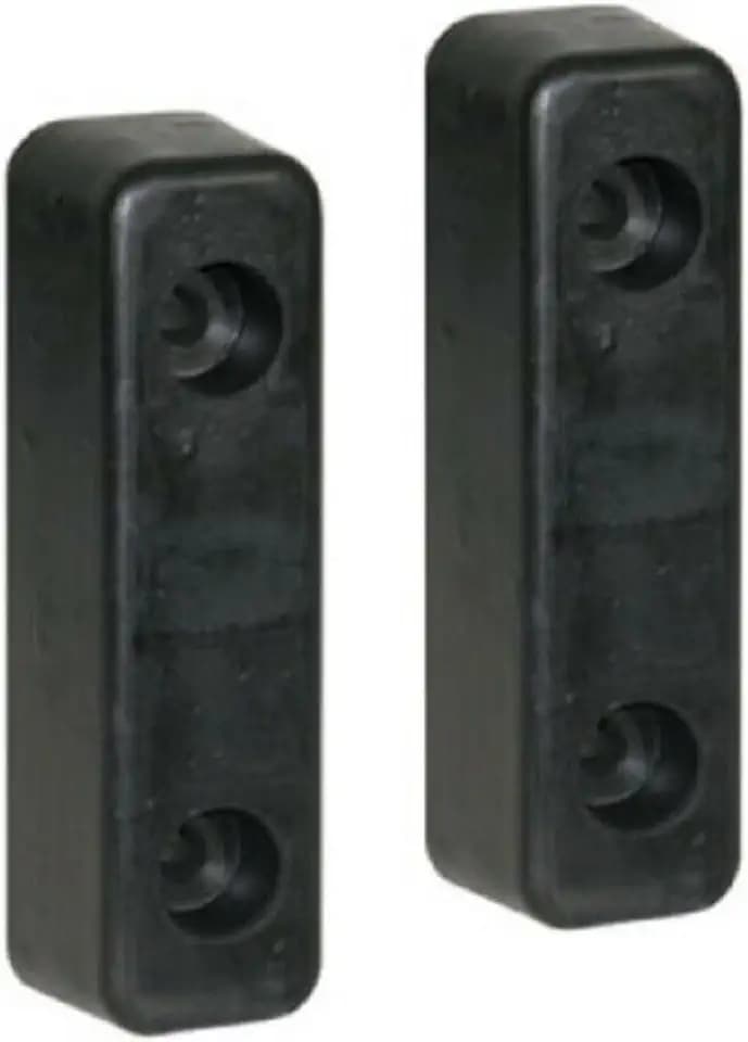 Buyers Products B5760 Molded Rubber Bumper, 2 X 2-1/4 X 7-3/4 Inch, Bumpers For Truck And Trailer Protection, Durable Dock Bumper For Equipment And Delivery Bays, Pack of 2