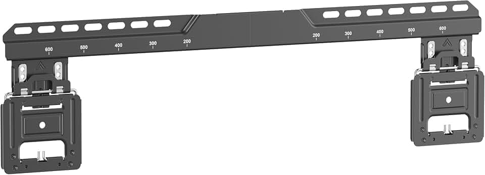 Mount-It! Ultra-Slim Fixed TV Wall Mount, 0.35" Micro-Gap Low Profile, Fits Flat & Frame TVs 37–86", 165 lbs, VESA 200x200–600x600mm, Compatible with 16" & 24" Studs, Magnetic Flush Fit