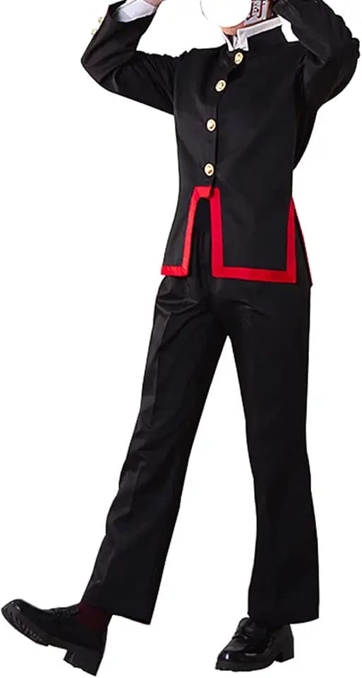 CR ROLECOS Mens Anime Ghost Cosplay Costume Suit with Hat Halloween