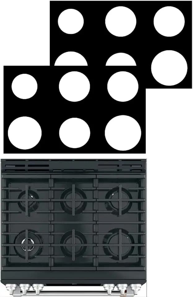 2 Pcs 30Inch Stove Top Protectors For GE Model CGS750P4M2W2 burner Cover