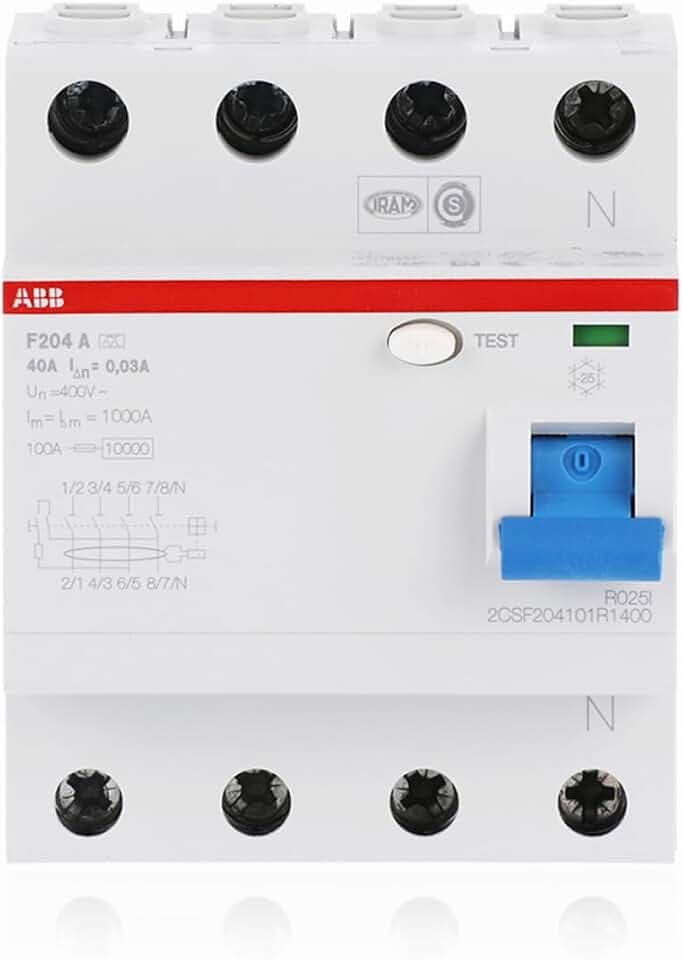 ABB F204A-40/0,03 Fehlerstromschutzschalter 4-polig 40A 30mA 0,03A FI-Schutzschalter (2CSF204101R1400)