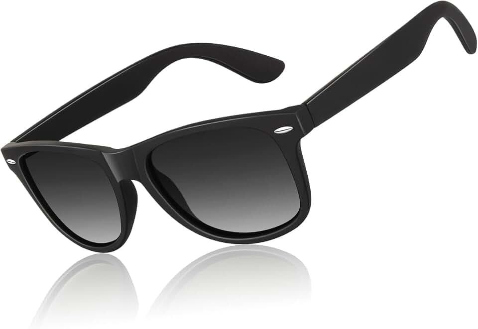 LINVO Sonnenbrille Herren Damen Polarisiert Retro Stil Vintage UV400 Cat 3