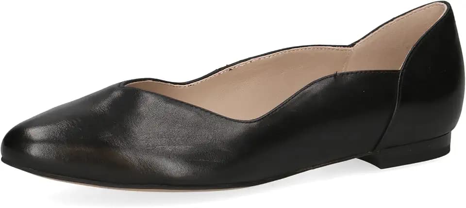 Caprice Damen Ballerinas aus Leder Elegant