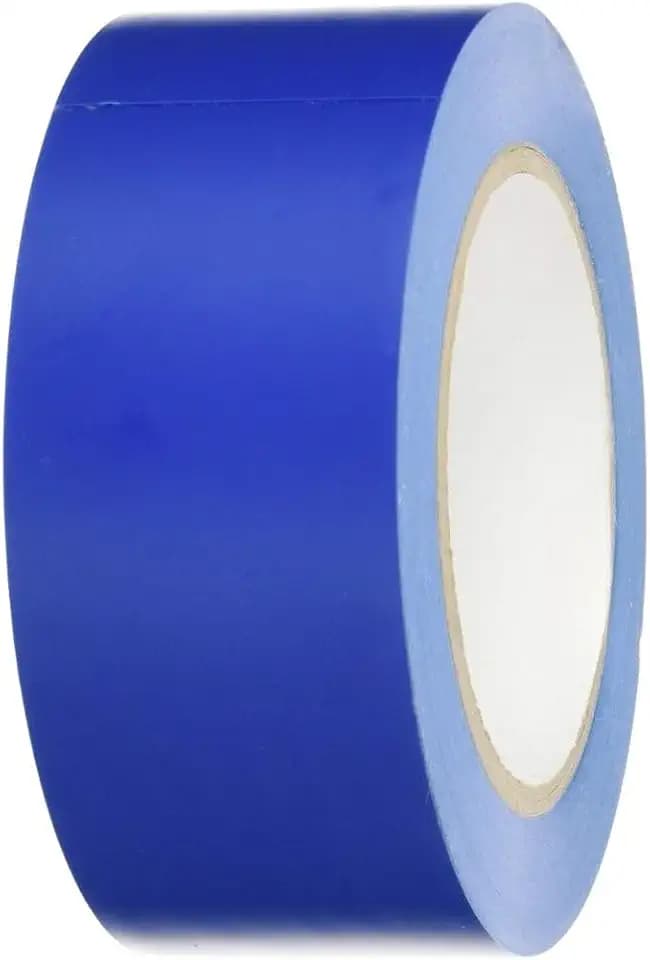 Eurobands 1BL23.44.0050/033A# Warnband selbstklebend Blau – 50 mm x 33 m – Bodenmarkierungsband für Industrie, Lager & Maschinen – UV- & feuchtigkeitsbeständig