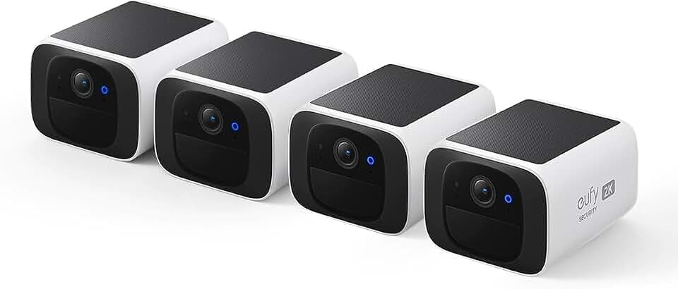 eufy Security SoloCam S220 4-Cam Pack,Solar Security Camera