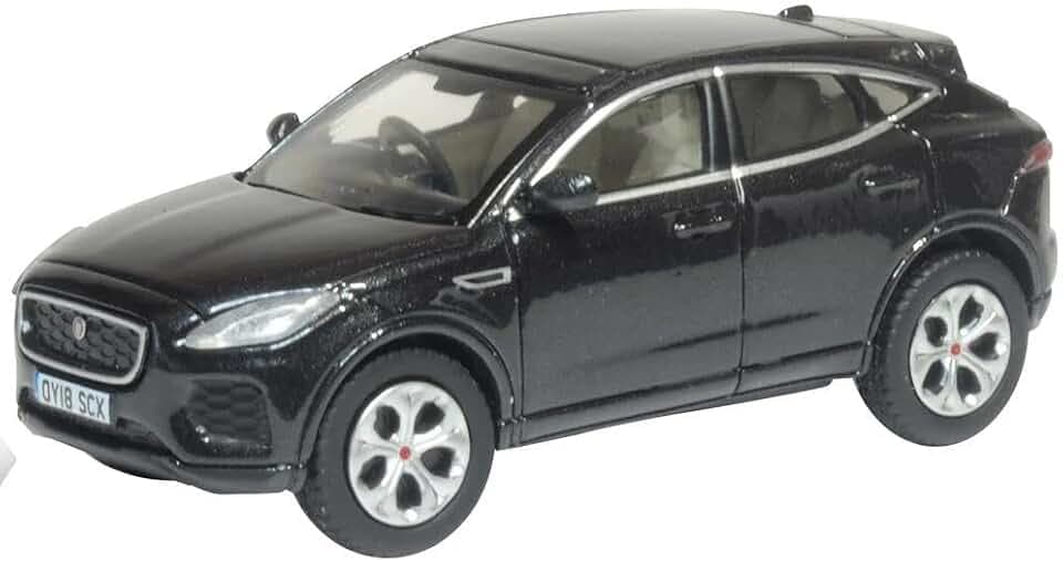 Oxford Diecast 76JEP003 Jaguar E Pace Santorini schwarz