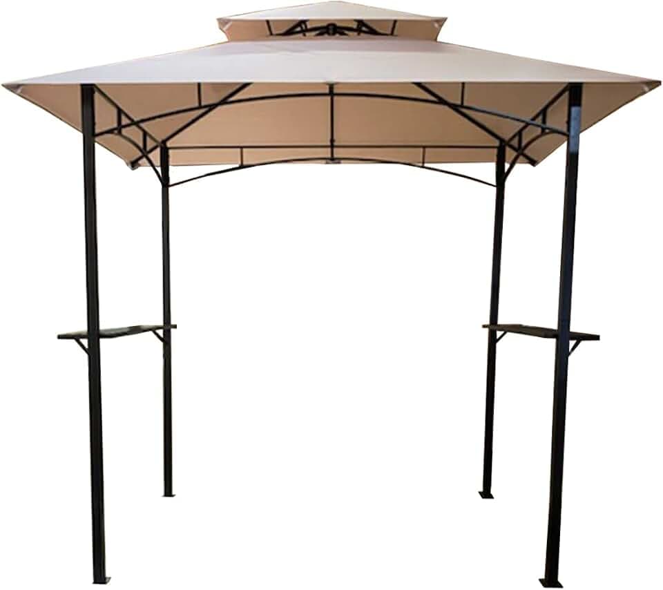 Garden Winds Replacement Canopy Top Cover Compatible with The Sol 72 Outdoors Kozyard Winchelsea Grill Gazebo - Riplock 350