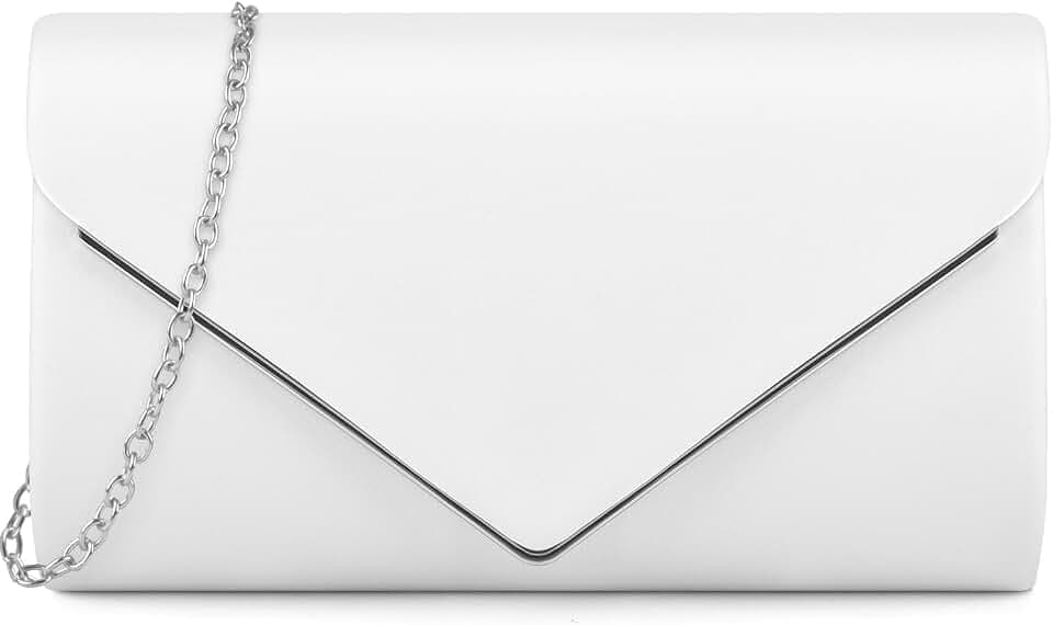 TINDTOP Clutch Purses for Women, PU Leather Formal Evening Bags Shoulder Party Handbags Wedding Cocktail Prom Clutches