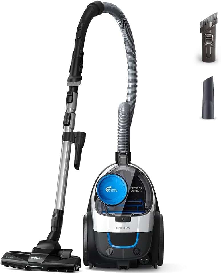 PHILIPS Beutelloser Staubsauger 3000 Serie, Weiß, 900 W