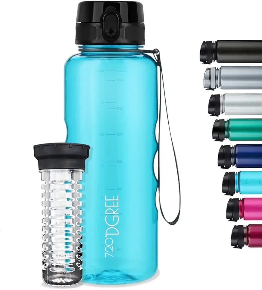 720°DGREE Trinkflasche mit Fruchteinsatz ”uberBottle” – BPA-Frei, Leicht