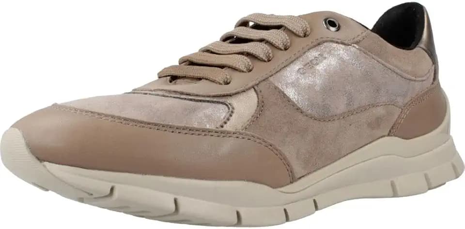 Geox Woman D Sukie Sneakers DK Taupe 37 EU