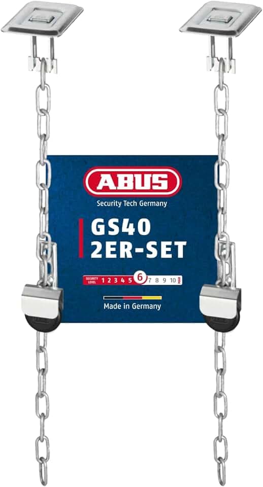 ABUS Gitterrostsicherung GS40 - Kellergitter & Lichtschächte, Level 6