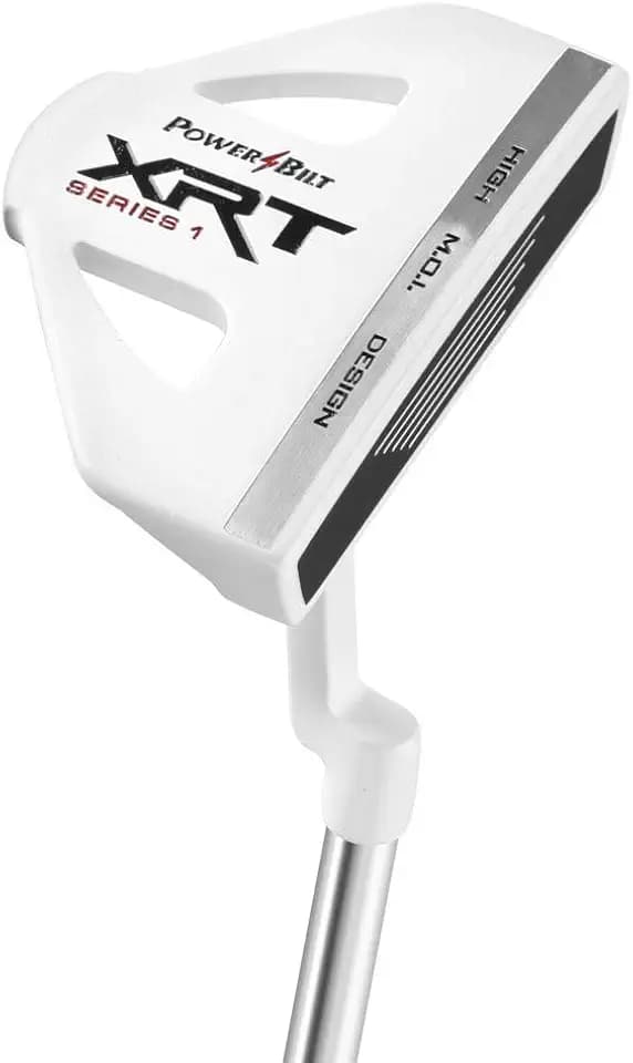 Powerbilt Golf XRT Nano White Mallet Putters for Men/Women, Right Handed