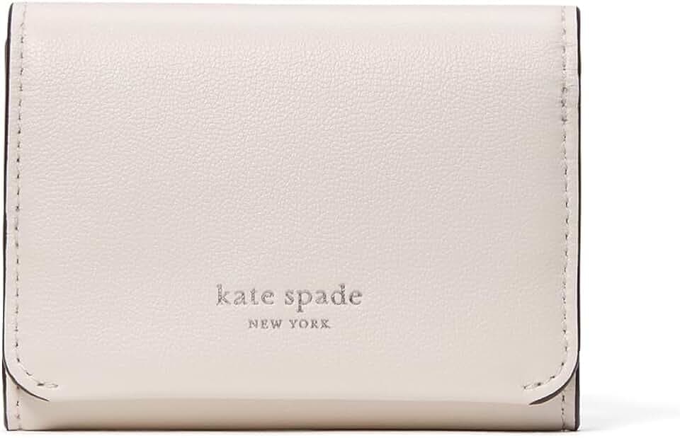 kate spade new york Halo Glazed Leather Card Case Trifold Wallet
