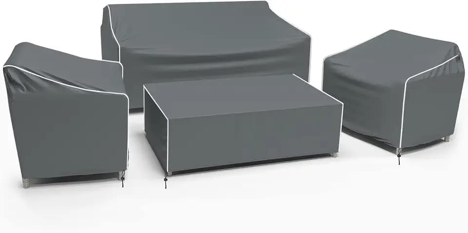 Gasadar Patio Furniture Cover 4-Piece Set