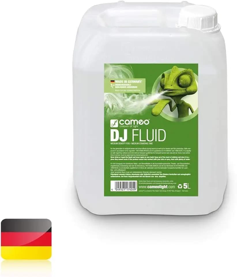 Cameo DJ Fluid 5 L - Nebelfluid mit mittlerer Dichte und mittlerer Standzeit