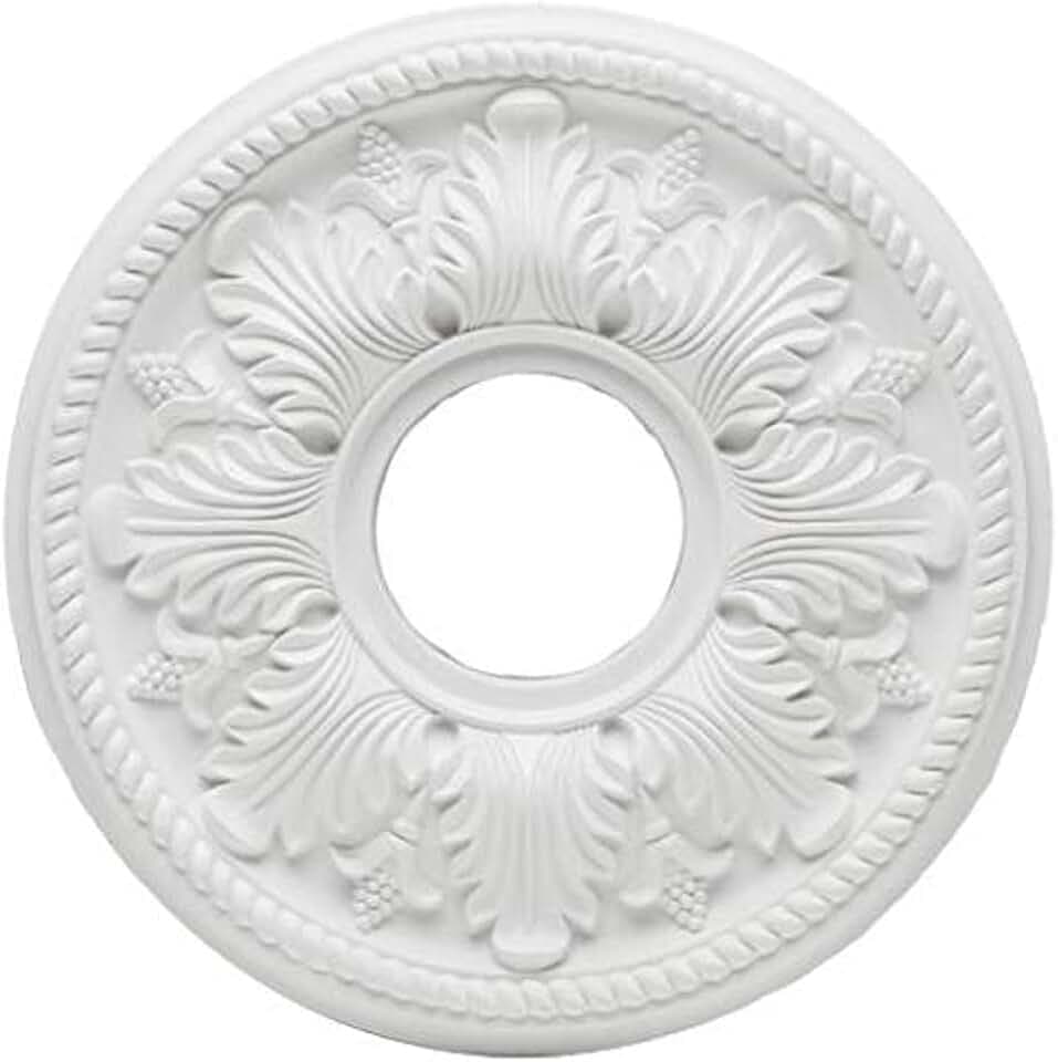 Westinghouse Lighting 36 cm Polyurethan Medallion 7775040, Weiß