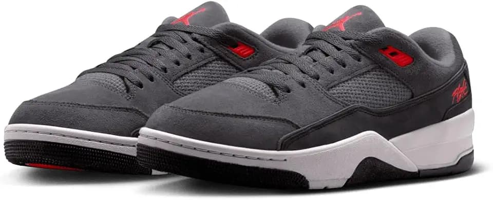 Jordan Flight Court Men's Shoes (HF3255-003, Dark Grey/Infrared Black/Cement Grey) (Dark Grey/Infrared Black/Cement Grey, US Footwear Size System, Adult, Men, Numeric, Medium, 10.5)