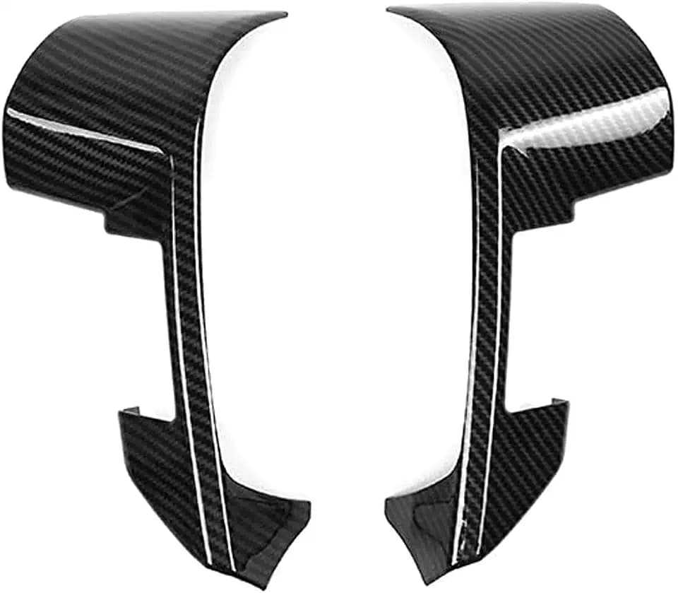 Car Steering Wheel Trim Cover Frame Interior Accessories for 2009-2014 Ford F150 SVT Raptor (Carbon Fiber)