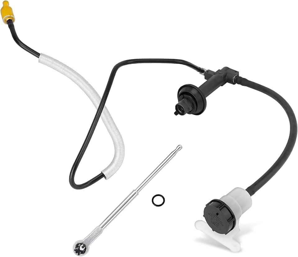 Pre-Filled Clutch Master Cylinder Slave Cylinder and Line Assembly Compatible with Ford Ranger 2.3L 2.5L 3.0L 4.0L Explorer 4.0L Mazda B2300 B2500 B3000 B4000 Navajo Pickup Replace#CC649032 PM0720