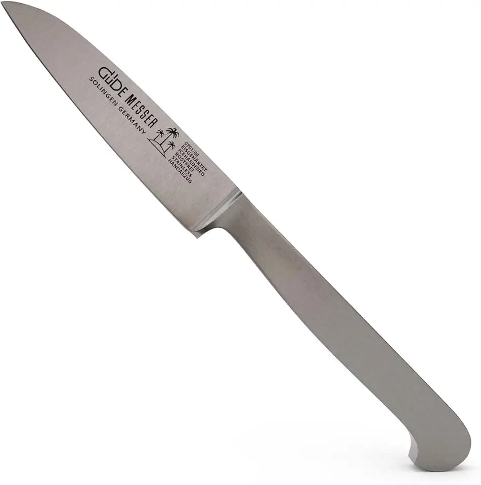 GÜDE Solingen - Gemüsemesser geschmiedet, 9 cm, Ganzstahl, KAPPA, Handmade Germany