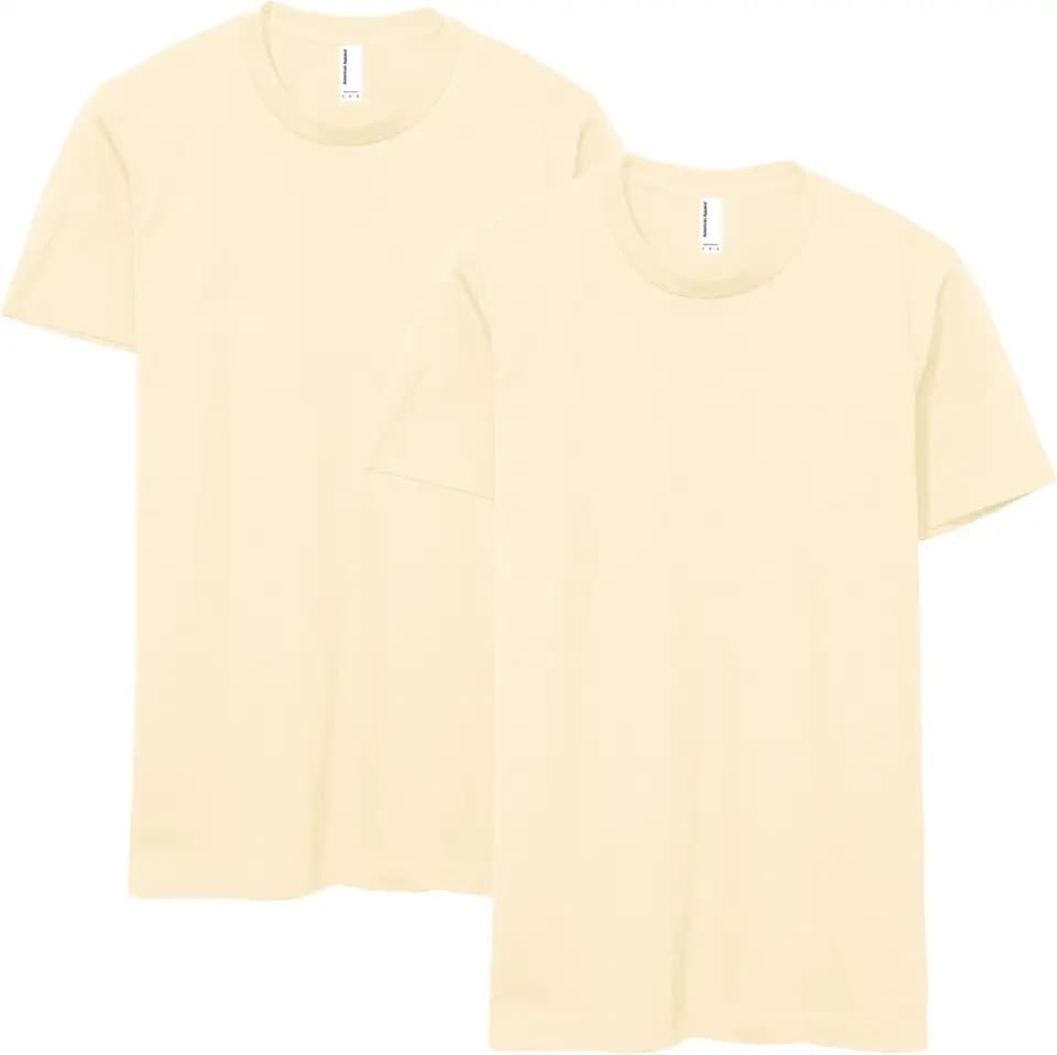 American Apparel Unisex Adult Fine Jersey T-Shirt, Style G2001, Multipack