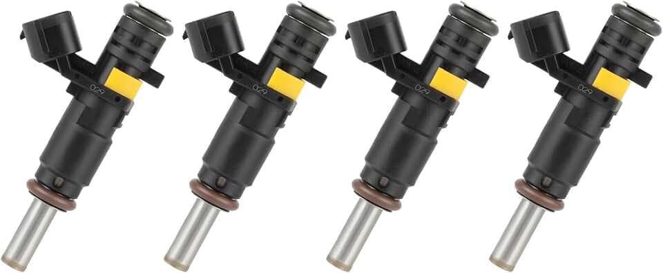 8 Holes 4Pcs Fuel Injector Replace FJ1111,13537528176 SCITOO Automotive Engine Fuel Injector fit for 2013 2015 for Mini for Cooper 1.6L, 2011-2016 for Mini for Cooper Countryman 1.6L