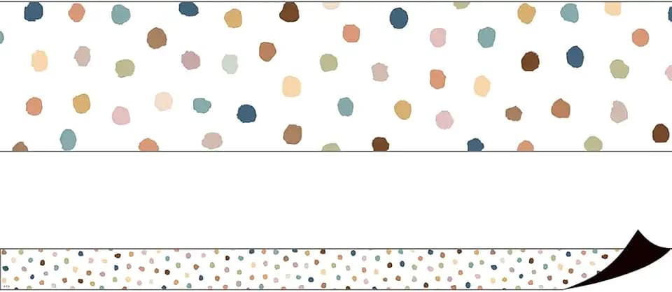 Teacher Created Resources Everyone is Welcome Painted Dots Magnetic Border