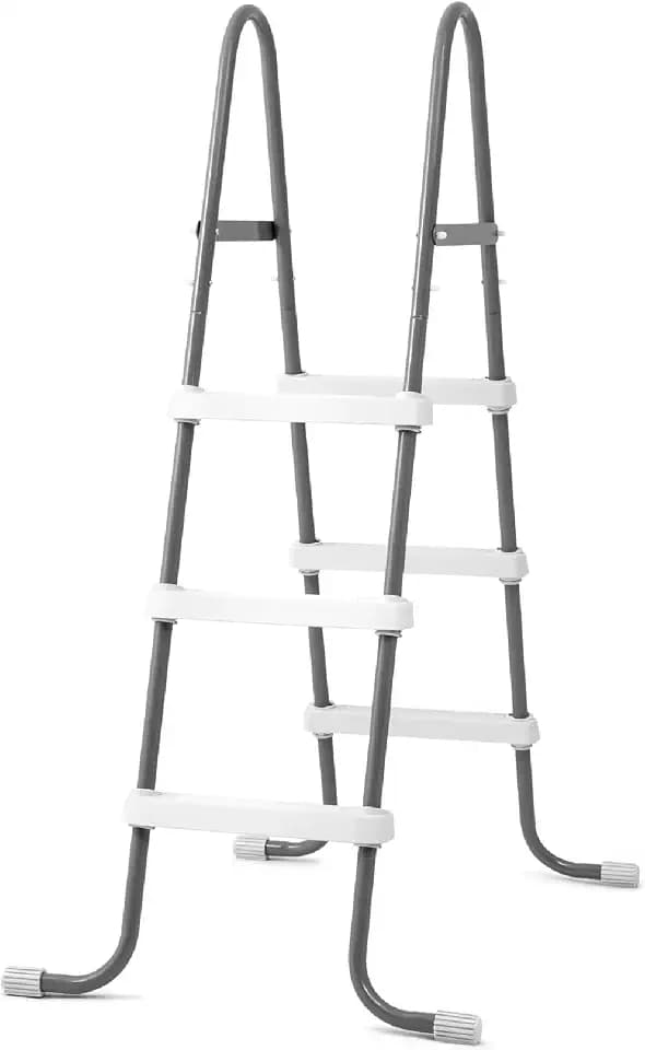 INTEX Steel Frame Pool Ladder for 42in Depth Above Ground Swimming Pools