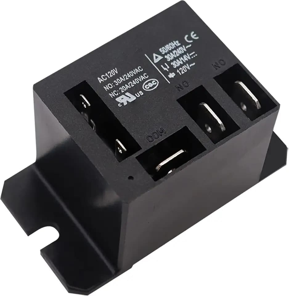 Tnisesm Miniature Power Relay AC 120V Coil, 30A SPDT (1NO 1NC) 120VAC NT90-AC120V