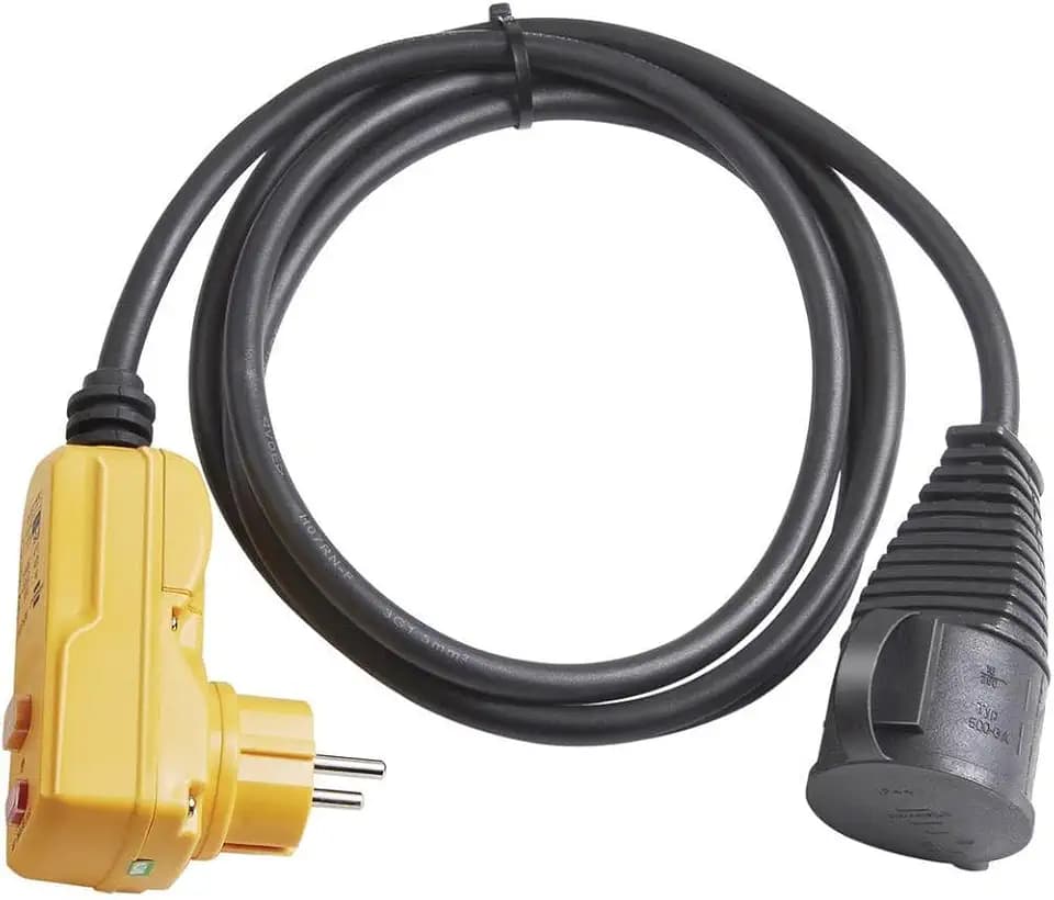 Brennenstuhl Schutzadapterleitung 2m mit FI-Stecker