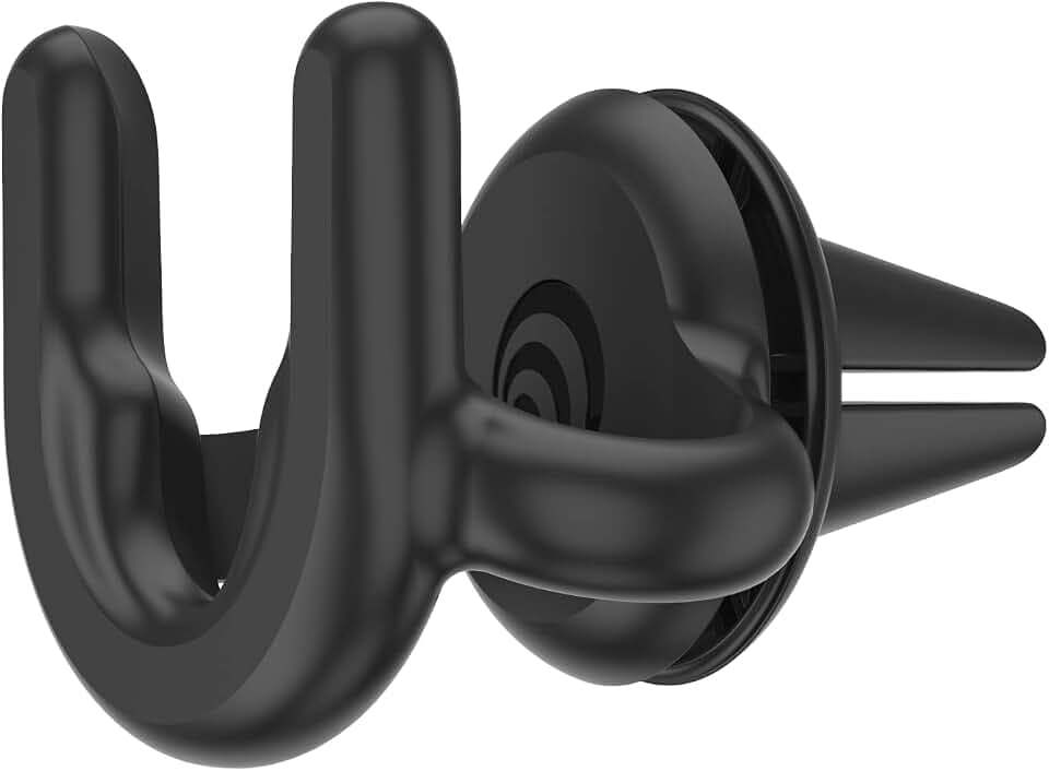 PopSockets Telefonhalterung für Auto, Autoentlüftung Telefonhalterung, Autohalterung für Telefon - Black