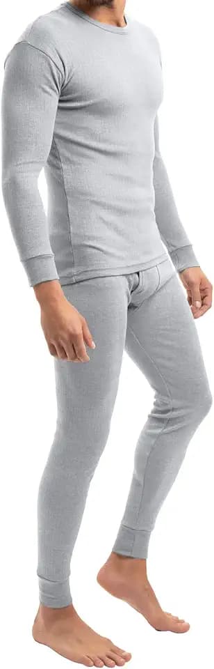MT Herren Ski- & Thermowäsche Set Light Lange Winter Unterwäsche - Unterhemd und Unterhose
